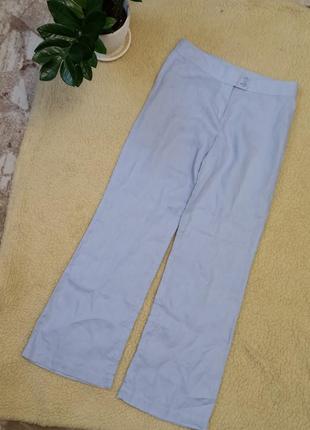 Лляные брюки штаны брючки лляні штани легкие легкі літні летние прямые прямі1 фото