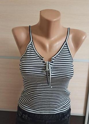 Топ в полоску topshop