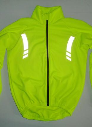 Велокуртка openroad cycling jacket windproof splash proof thermal (m)3 фото