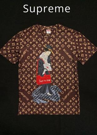 Футболка supreme louis vuitton