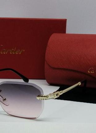 Окуляри сонцезахисні жіночі в стилі cartier