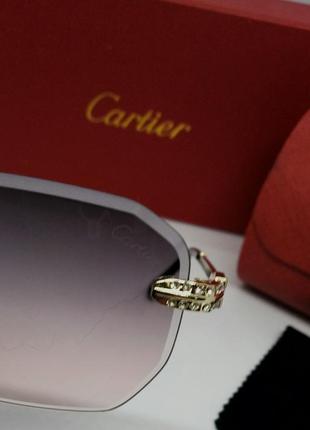 Очки солнцезащитные женские в стиле cartier8 фото