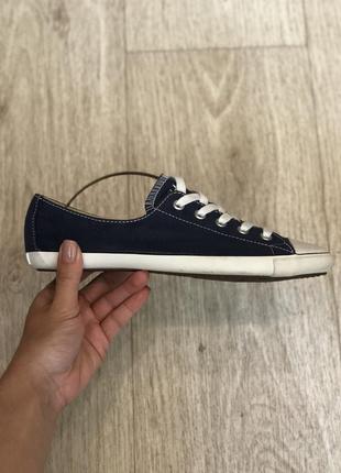 Чёрные ординальные кеды балетки converse2 фото