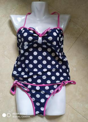 Купальник в горошок s-m