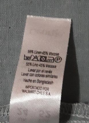 Брендовая  лен + вискоза  натуральная блуза  р.24 от бренда  george5 фото