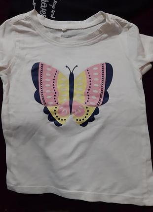 Ніжна футболка з метеликами