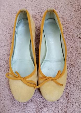 Балетки замш