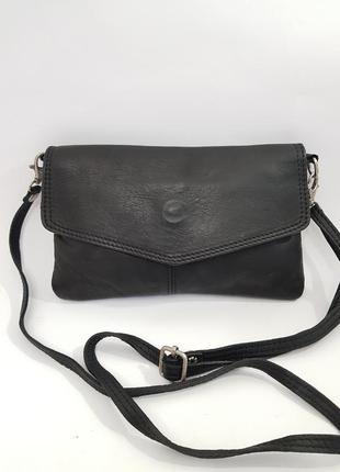 Трендовая кожаная сумка crossbody emmy италия4 фото