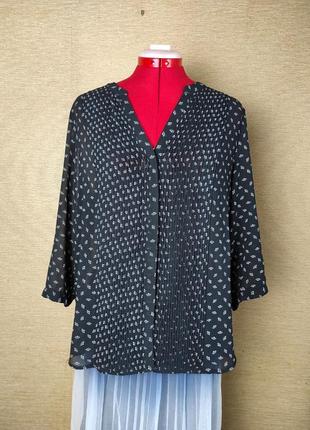 Легка шифонова блуза рубашка сорочка вільного крою