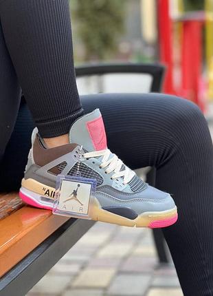 Nike air jordan 4  женские кроссовки найк аир джордан