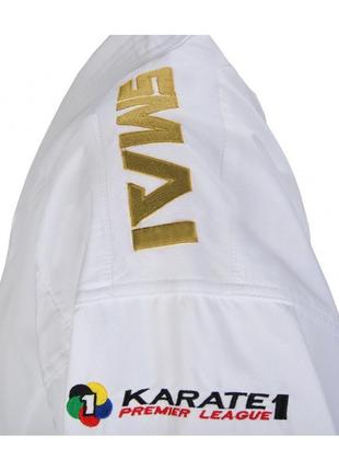 Кимоно для каратэ "jin kumite gi elite" premier league (золотые полосы на плечах) | белое | smai as-034gd4 фото