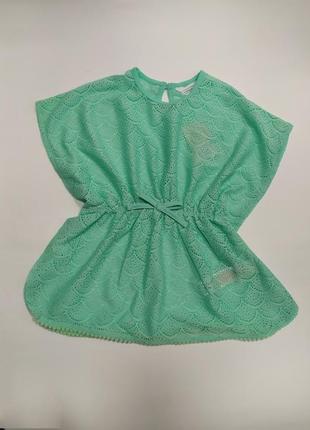 Парео туніка для дівчинки бірюзового кольору primark (англия) р.92-158см