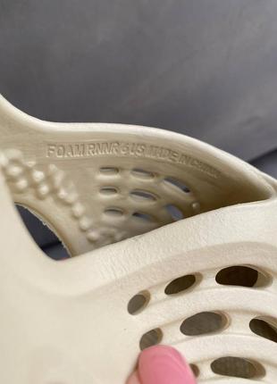 Adidas yeezy foam runner sand женские сандали бежевые адидас4 фото