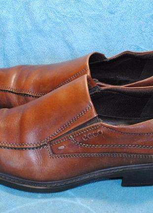 Ecco туфли коричневые 46 размер4 фото