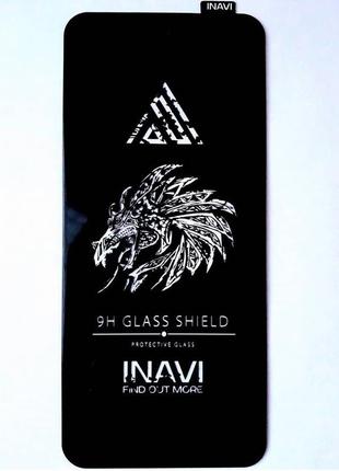 Защитное стекло inavi premium на весь экран для xiaomi redmi note 9 / 10x