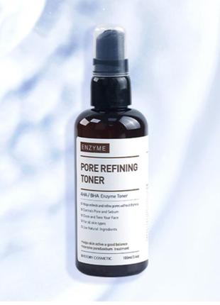 Корейский тонер для сужения пор enzyme pore refining toner,100 ml1 фото