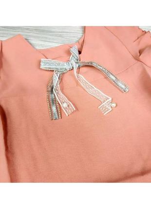 Летний костюм для девочки розовый футболка капри5 фото