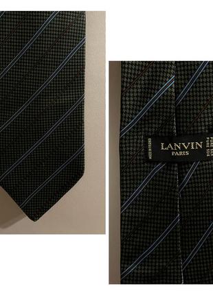 Lanvin шелковый галстук