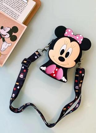 Силіконова міні сумочка minnie mouse