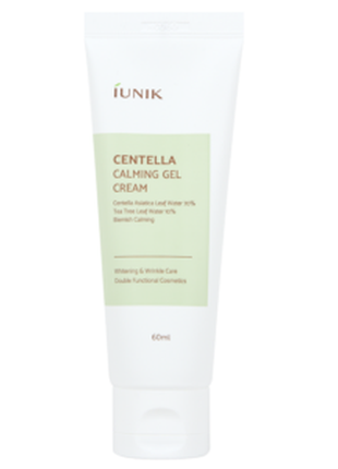 Успокаивающий крем-гель для лица iunik centella calming gel cream 60 ml1 фото