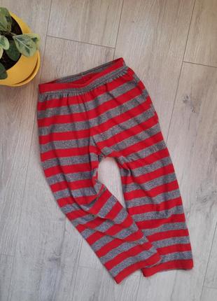 Домашние флисовые штаны в полоску домашняя одежда для дома1 фото