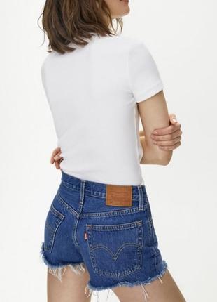 Короткие джинсовые шорты levi’s levis