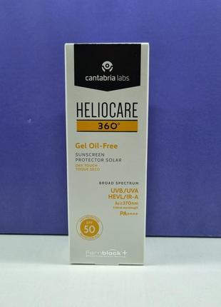 Сонцезахисний гель heliocare gel oil-free dry touch spf 50