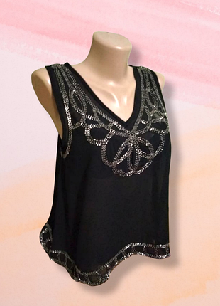 Ошатна коротка маєчка - блуза - шифон-m-l -danity - ідеал