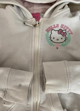 Hello kitty//дитяча кофта на замок||детская кофта с капюшоном 2