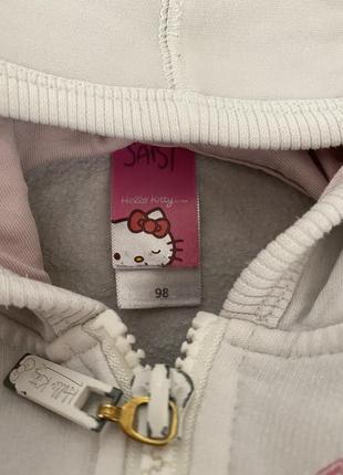 Hello kitty//дитяча кофта на замок||детская кофта с капюшоном 5
