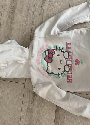 Hello kitty//дитяча кофта на замок||детская кофта с капюшоном 6