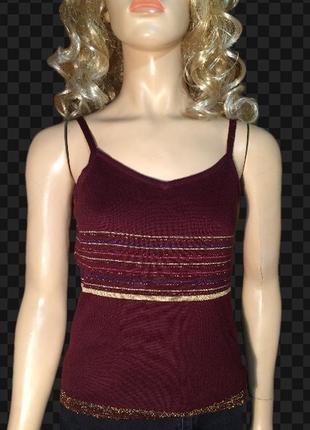 Майка-топ-в'язаний,маєчка в'язка