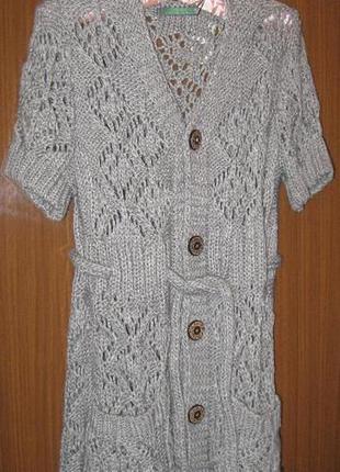 Сіра в'язана туніка molegi