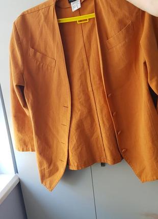 Винтажный летний жакет, винтажный пиджак, дизайнерский жакет
