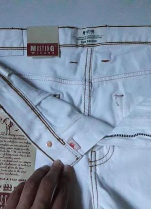 Джинсы белые mustang(100% оринал), 33/34.