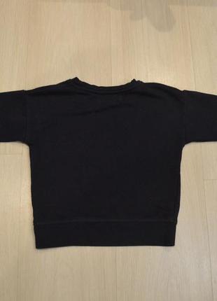 Реглан, светр для дівчинки, темно-синій2 фото