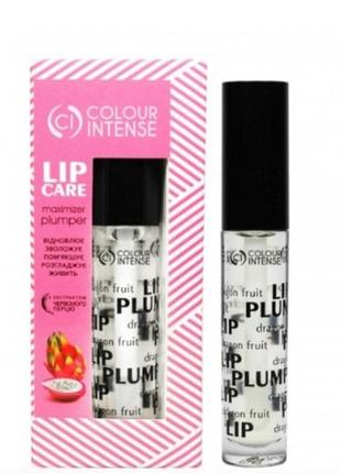 Блиск для збільшення об'єму губ colour intense lip care №6 питайя 6 мл5 фото