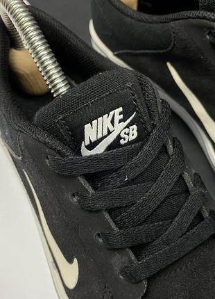 Кеды nike sb portmore original черные замшевые4 фото