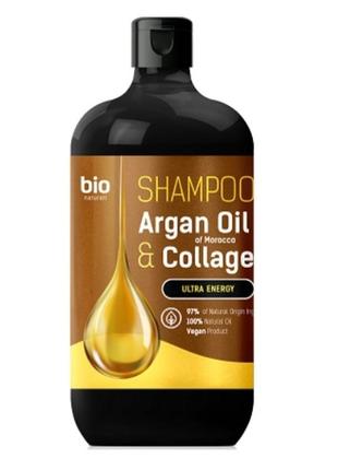 Шампунь bio naturell argan oil of morocco & collagen для всіх типів волосся 946мл2 фото