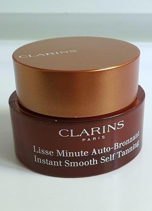 Мкс-автозагар для обличчя clarins lisse minute autobronzant