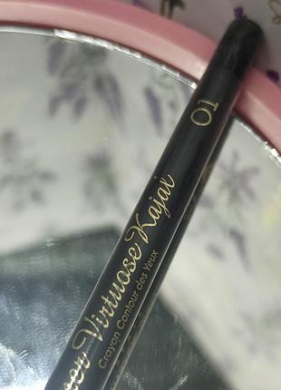 Олівець-каял для очей стійкий гелевий liner virtuose тон 01 vivienne sabo