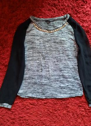 Кофта з шифоновим рукавом. 3