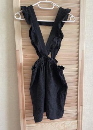 Спідничка zara з підтяжками 11-12 років