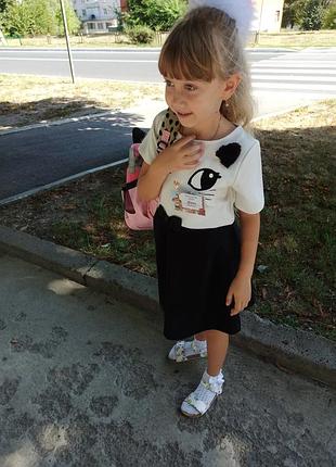 Стильне платтячко котик 4