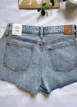 Стильні джинсові шорти zara5 фото