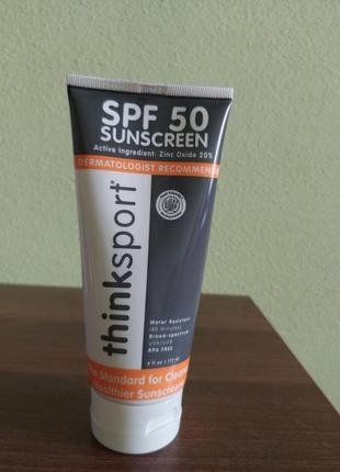 Thinksport - ​солнцезащитное средство для взрослых и детей от 6 месяцев spf 50+    177 ml3 фото