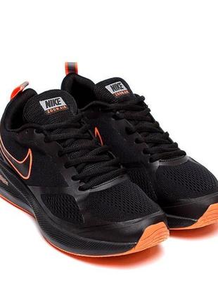 Мужские кроссовки сетка nike black3 фото