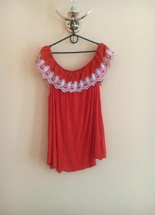 Батал большой размер легкая вискозная блуза блузка блузочка футболка футболочка