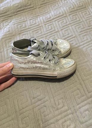 Кеды на девочку 27 размер 2