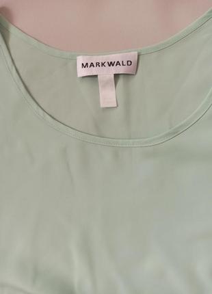 Бірюзова блуза mark wald3 фото